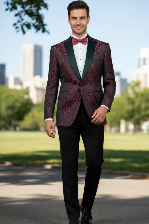 Red Tuxedo Jacket