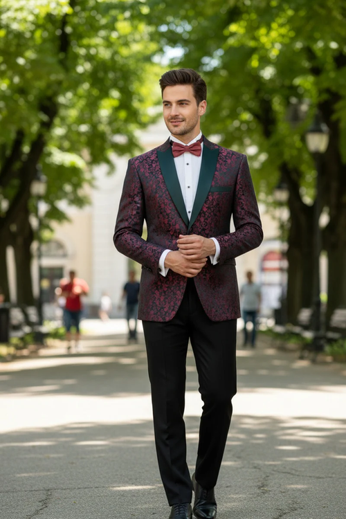 Red Tuxedo Jacket
