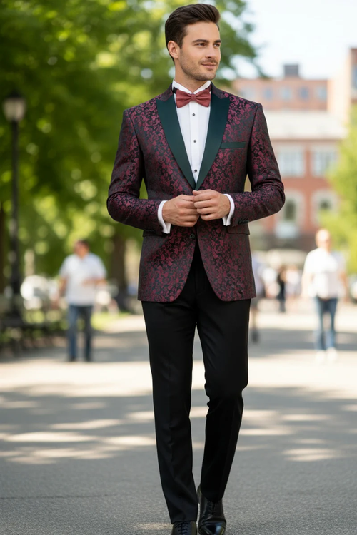 Red Tuxedo Jacket