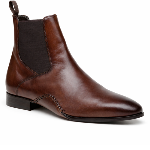Belvedere Rocco - Antique Cognac Alligator Dress Shoe