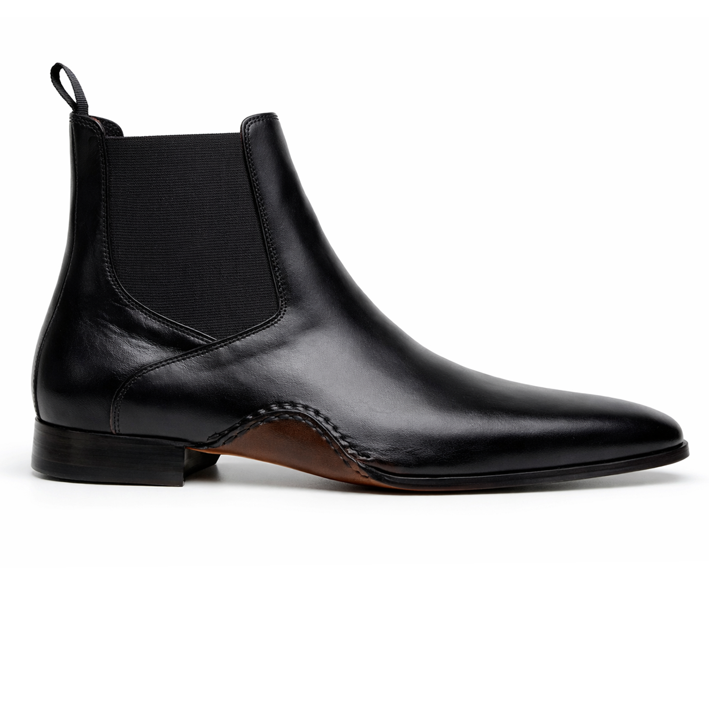 Belvedere Rocco Black Genuine Crocodile Leather Loafer