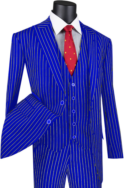 Mens 2 Button Slim Fit Paisley Prom Suit in Ivory by Vinci