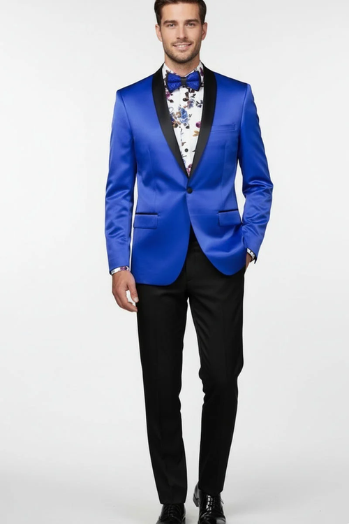 Royal Blue Tuxedo Jacket