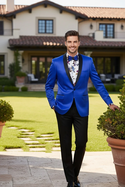 Royal Blue Tuxedo Jacket