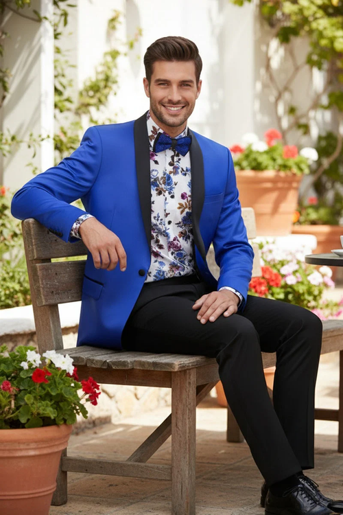 Royal Blue Tuxedo Jacket
