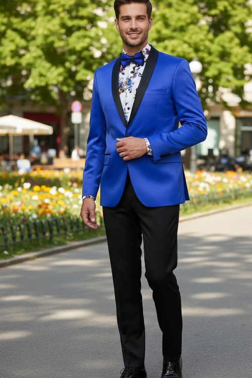 Royal Blue Tuxedo Jacket