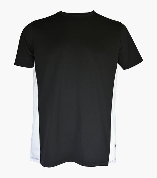 CREW NECK BLOCK T-SHIRT Performance Fabric