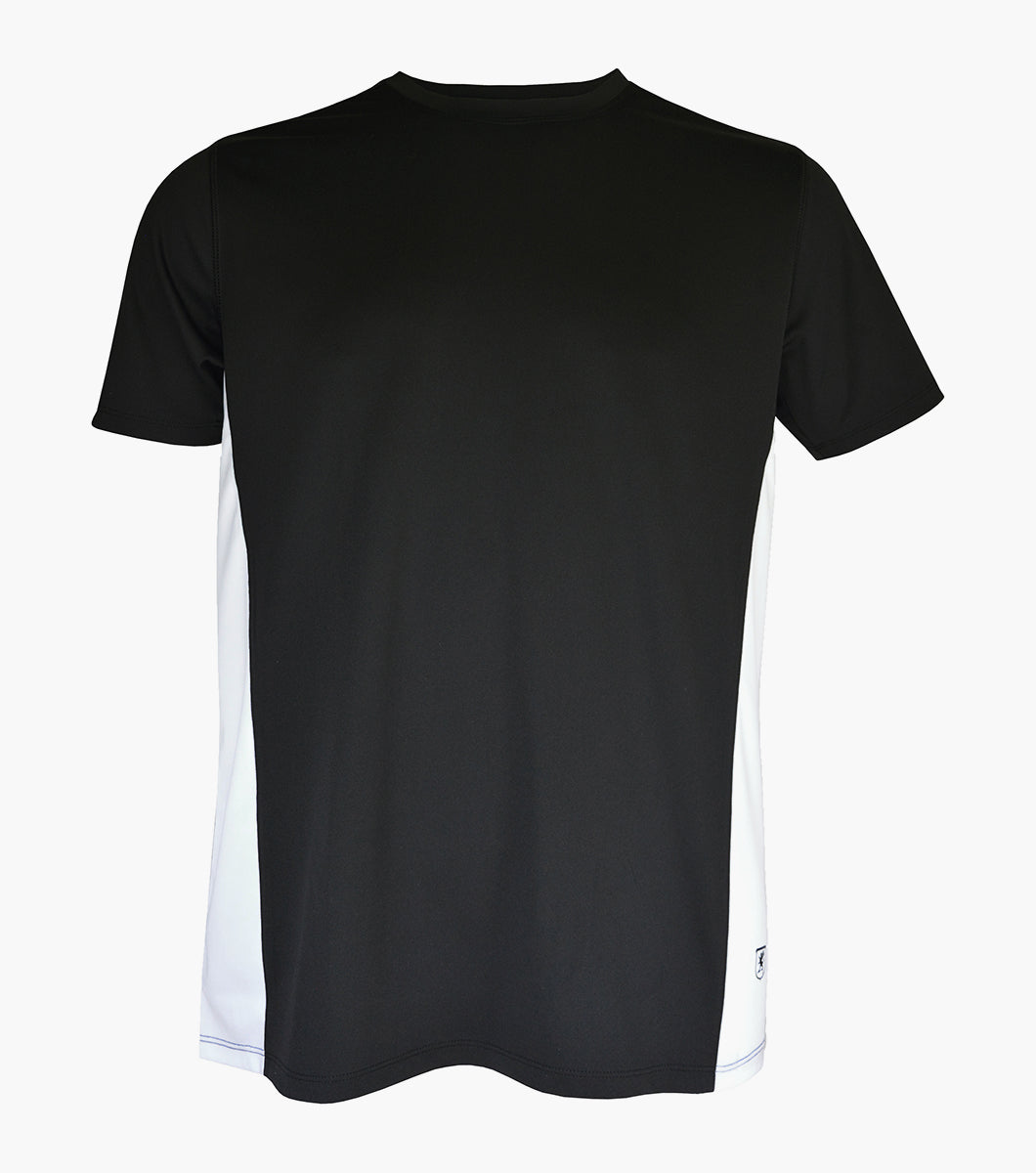CREW NECK BLOCK T-SHIRT Performance Fabric