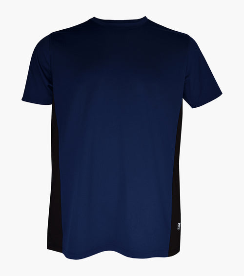 CREW NECK BLOCK T-SHIRT Performance Fabric