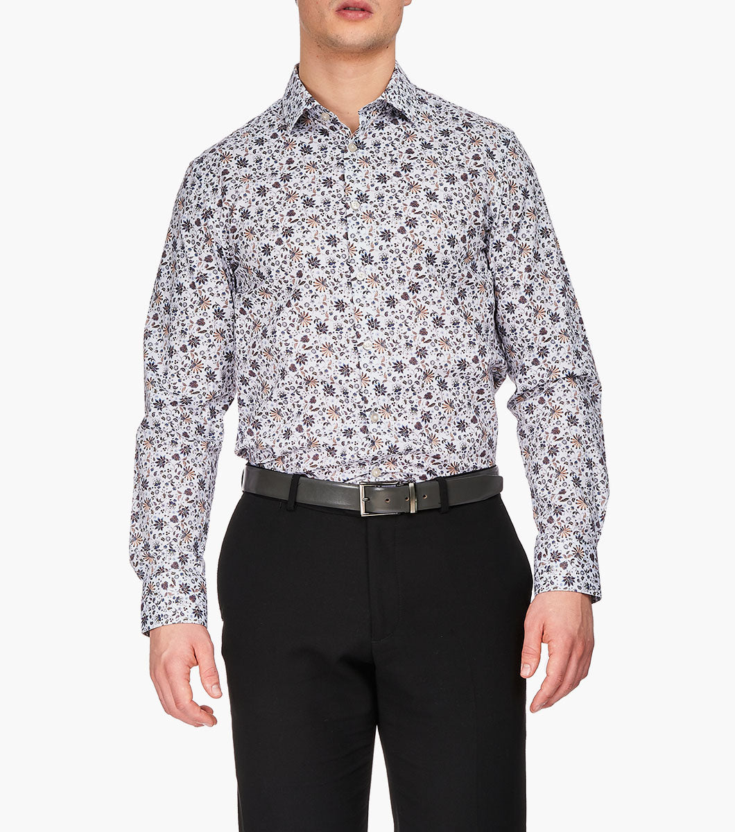 WOLSTON DRESS SHIRT Spread Collar