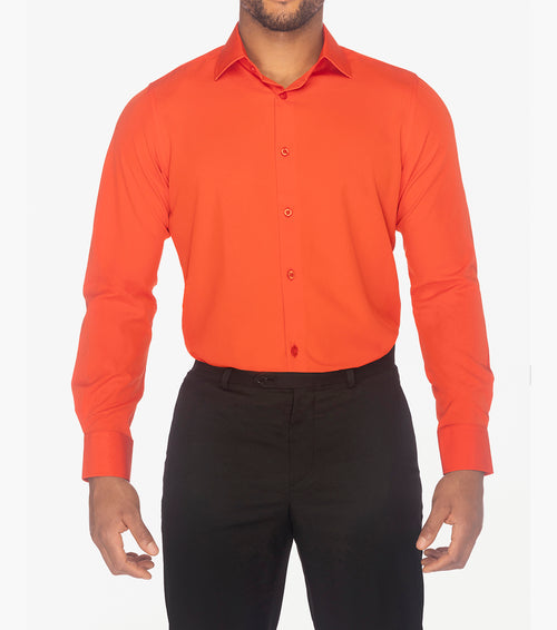 SANDEE DRESS SHIRT Spread Collar