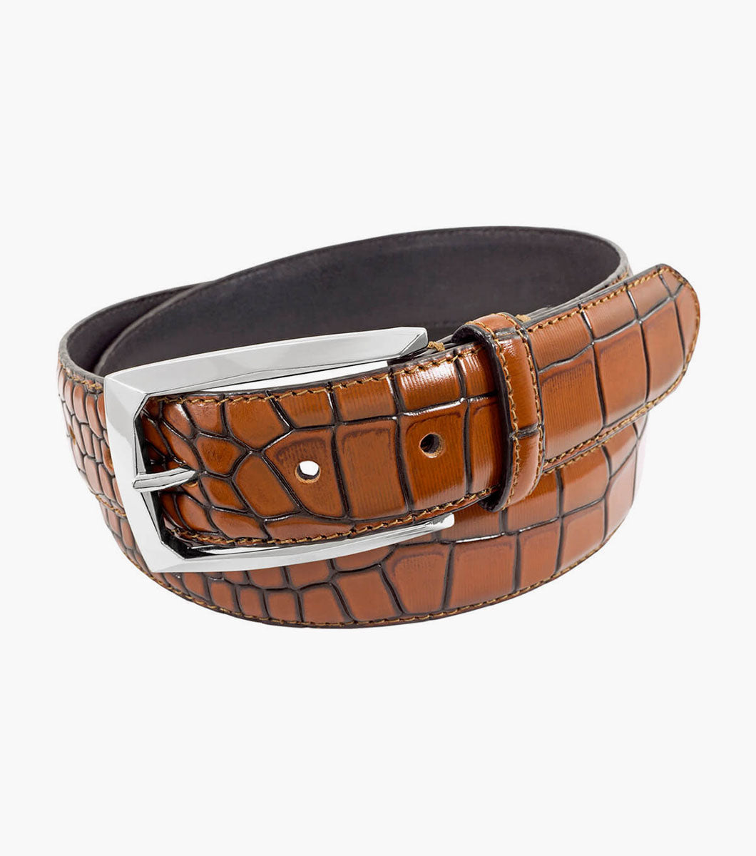 OZZIE XL Croc Emboss Belt – SuitUSA
