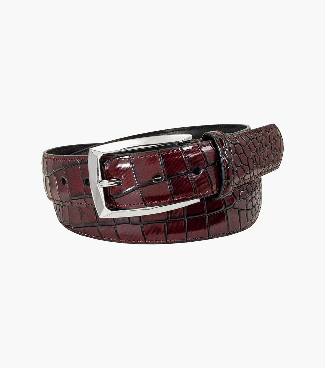 OZZIE XL Croc Emboss Belt – SuitUSA