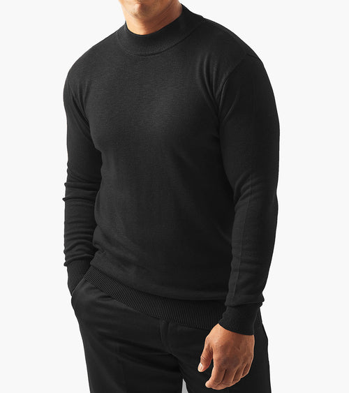 ASHER Mock Neck Sweater