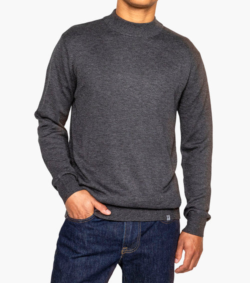 ASHER Mock Neck Sweater
