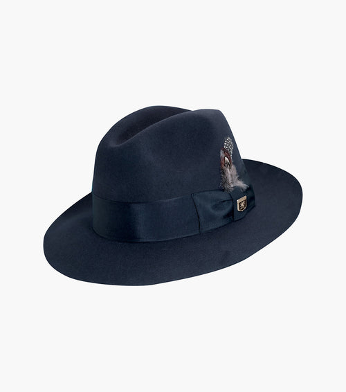 AUGUST FEDORA Wool Felt Pinch Front Hat