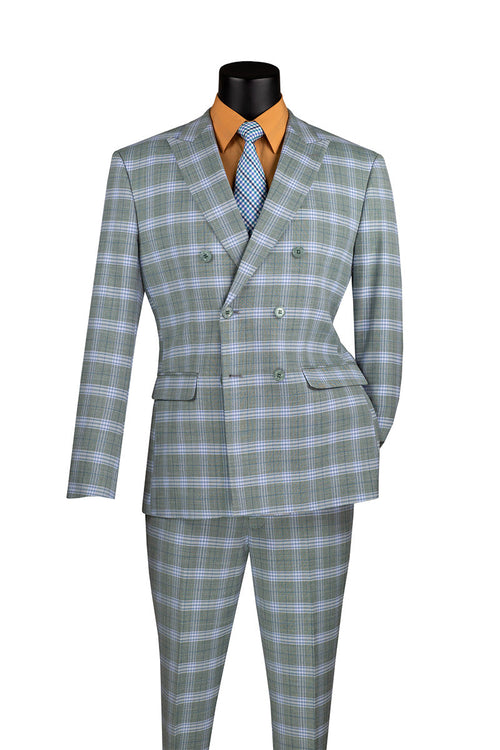 Ultra Slim Fit Shiny Sharkskin 2 Button 2 Piece Suit in Blush by Vinci