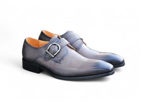 Signature Buckle Monk Strap Shoe