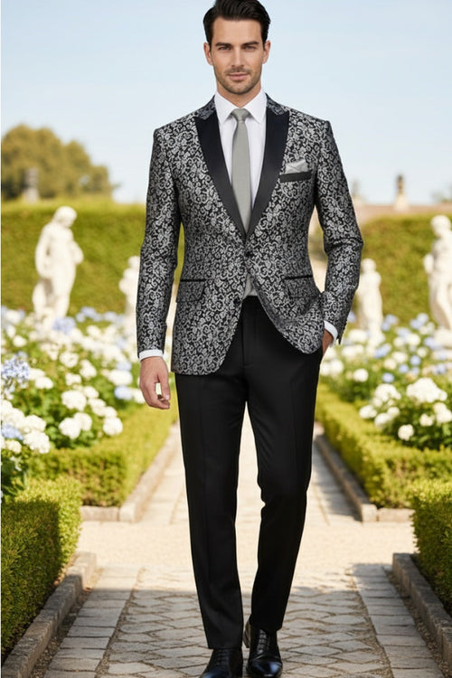 Silver Tuxedo Jacket