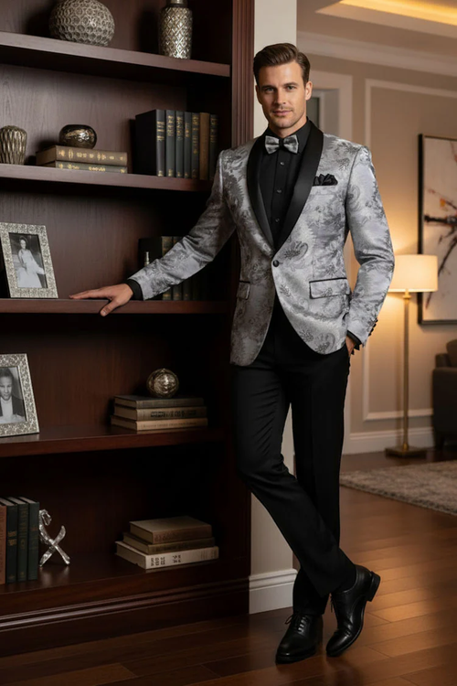 Silver Tuxedos Jacket