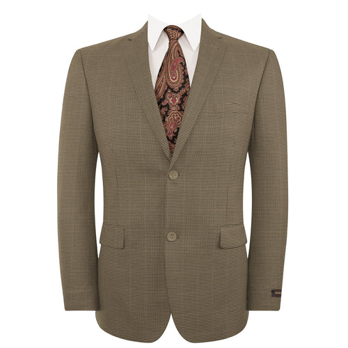 Mens 2 Button Slim Fit Light Brown Blazer by USA Men's Outlet