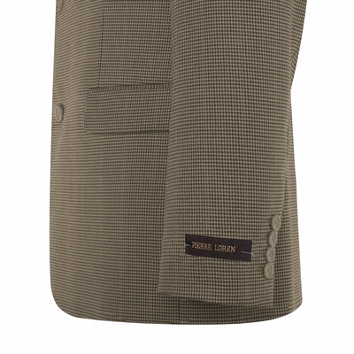 Mens 2 Button Slim Fit Light Brown Blazer