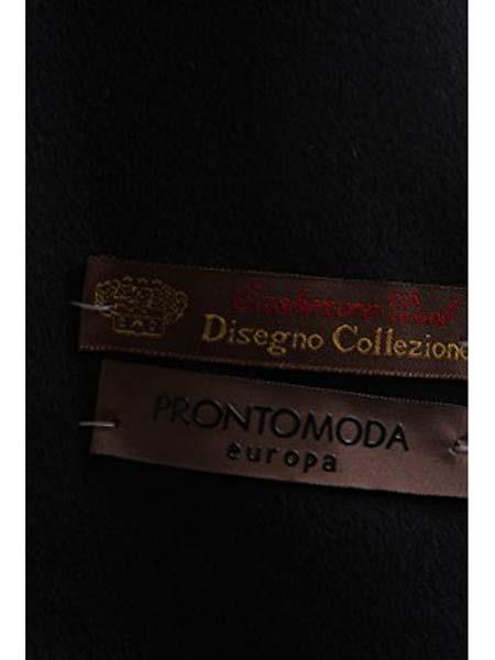 Men's Dress Coat 2 Buttons Luxury Three Quarter Length Cashmere Black Long Men's Dress Topcoat - Winter Coat by USA Men's Outlet