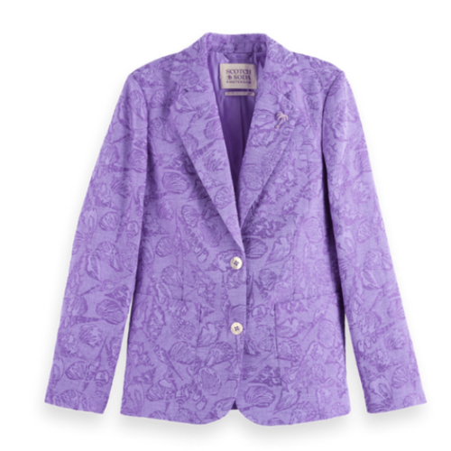 Mens Paisley Blazer - Floral Sport Coat - Lavender Sport Jacket mensusain