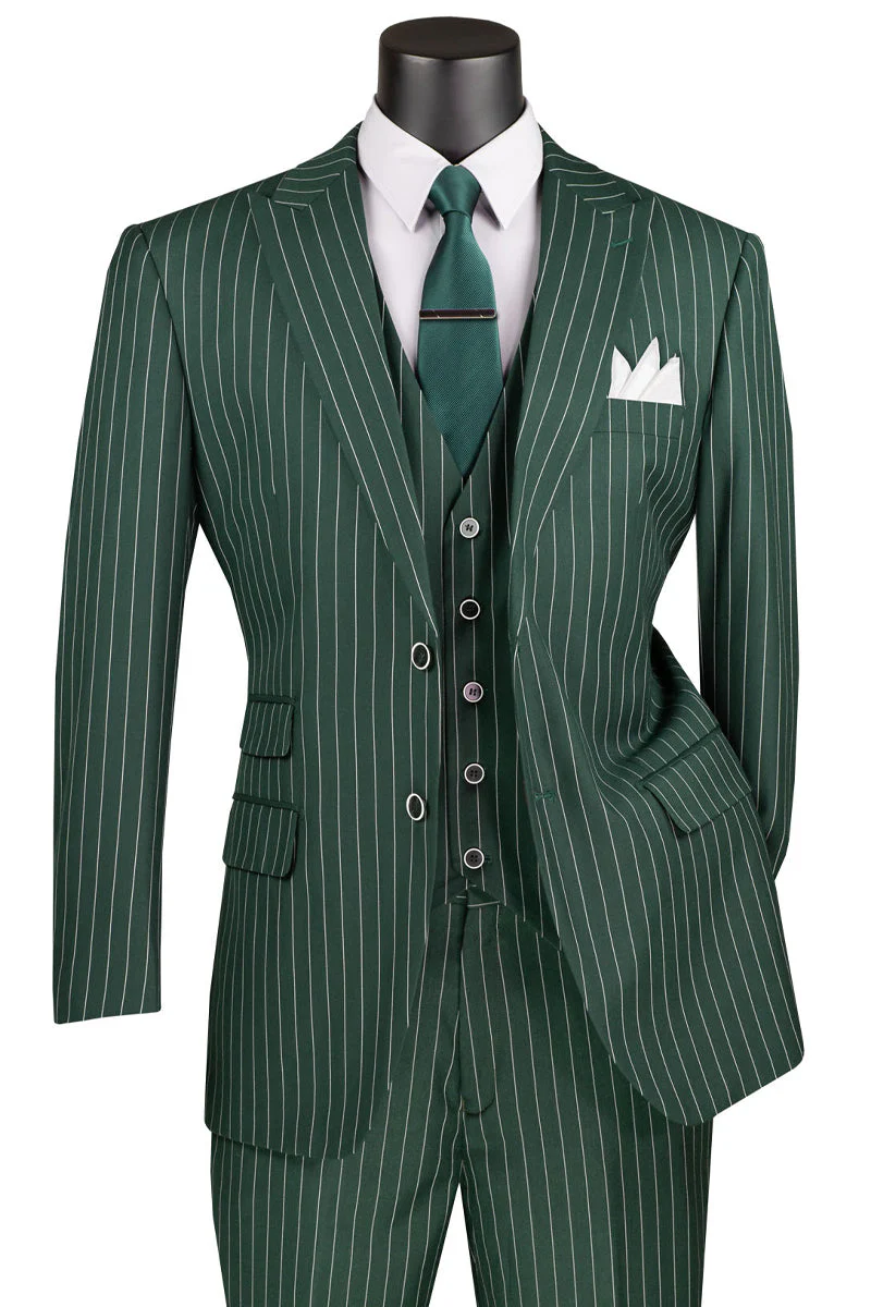 Mens Great Gatsby Outfit - 1920s Gangster Outfit Look in Hunter Green