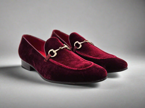 Velvet Buckle Loafer