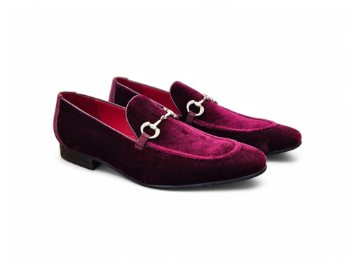 Velvet Buckle Loafer