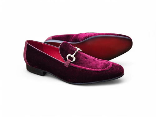 Velvet Buckle Loafer