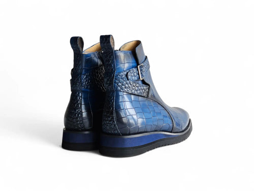 Vesper Cross Strap Buckle Boot