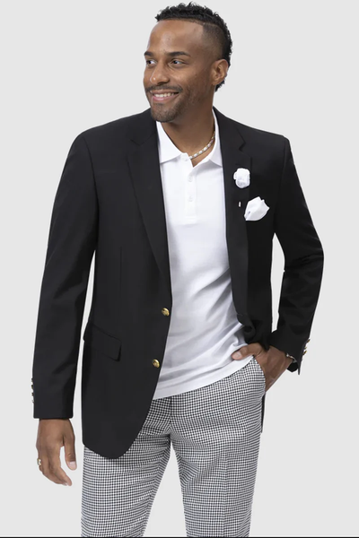 Modern Black 2 Button Blazer for Men β Sleek Club Style Jacket