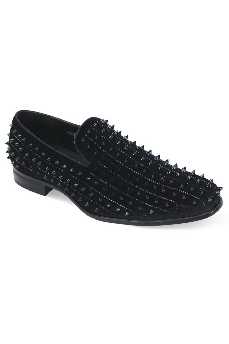 Harvie Spiked Smoker Black Tuxedo Shoes After Midnight