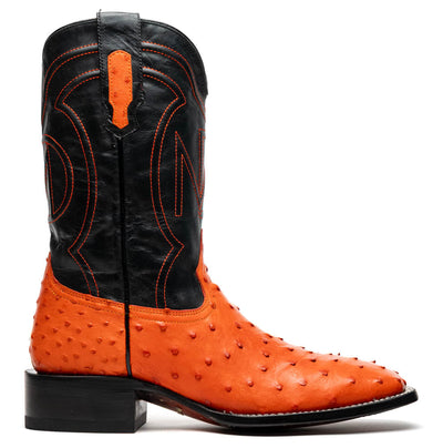 Marco Di Milano "Alabama" Orange Leather Loafers