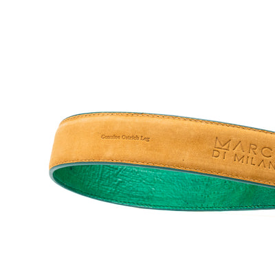 Marco Di Milano Alessio Belt - Lemon Green Leather Loafer