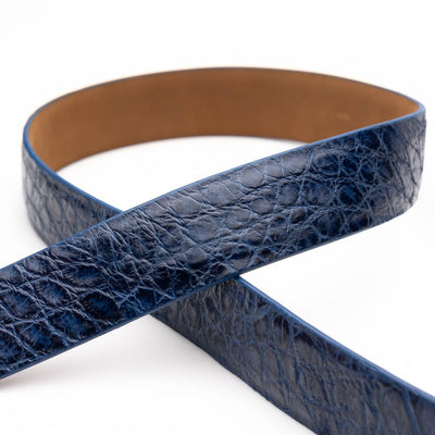 Marco Di Milano Emilio Belt - Antique Navy Leather Shoe