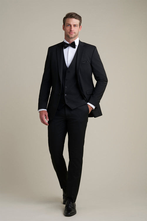 Savoy Black Suit Jacket (Separates) by Allure Men