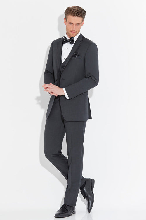 Brunswick Granite Slim Suit Pants by Allure Men