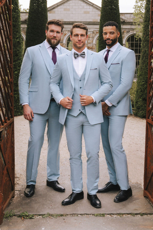 Savoy Light Blue Suit Jacket (Separates) by Allure Men