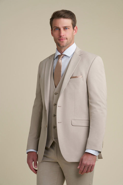 Savoy Tan Suit Jacket (Separates) by Allure Men