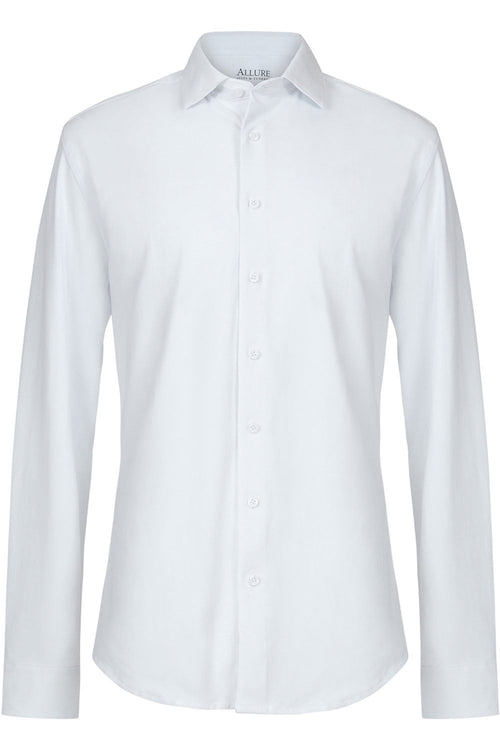 Astoria White Laydown Formal Shirt by Allure Men