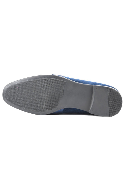 Knight Navy Tuxedo Shoes by Amali