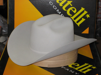 Serratelli 10X Cali Style Black 3 1/2" Brim Western Cowboy Hat All Sizes