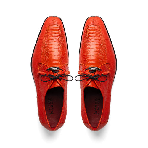 Marco_Di_Milano Andretti Orange Leather Shoe