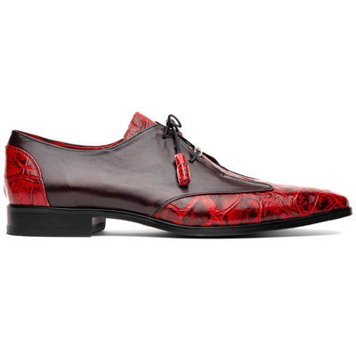 Marco Di Milano Anzio Black Cherry Leather Shoe