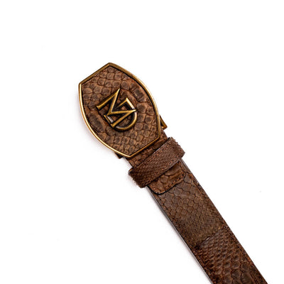 Marco Di Milano Arkansas Belt Brown Leather Dress Shoe