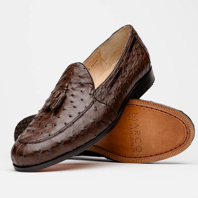 Marco Di Milano Aubiere Brown Leather Loafers