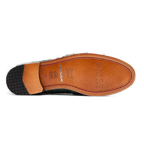 Aubiere Green Ostrich Loafer